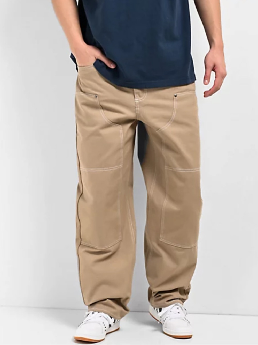 Empyre Double Knee Khaki Skate Pants